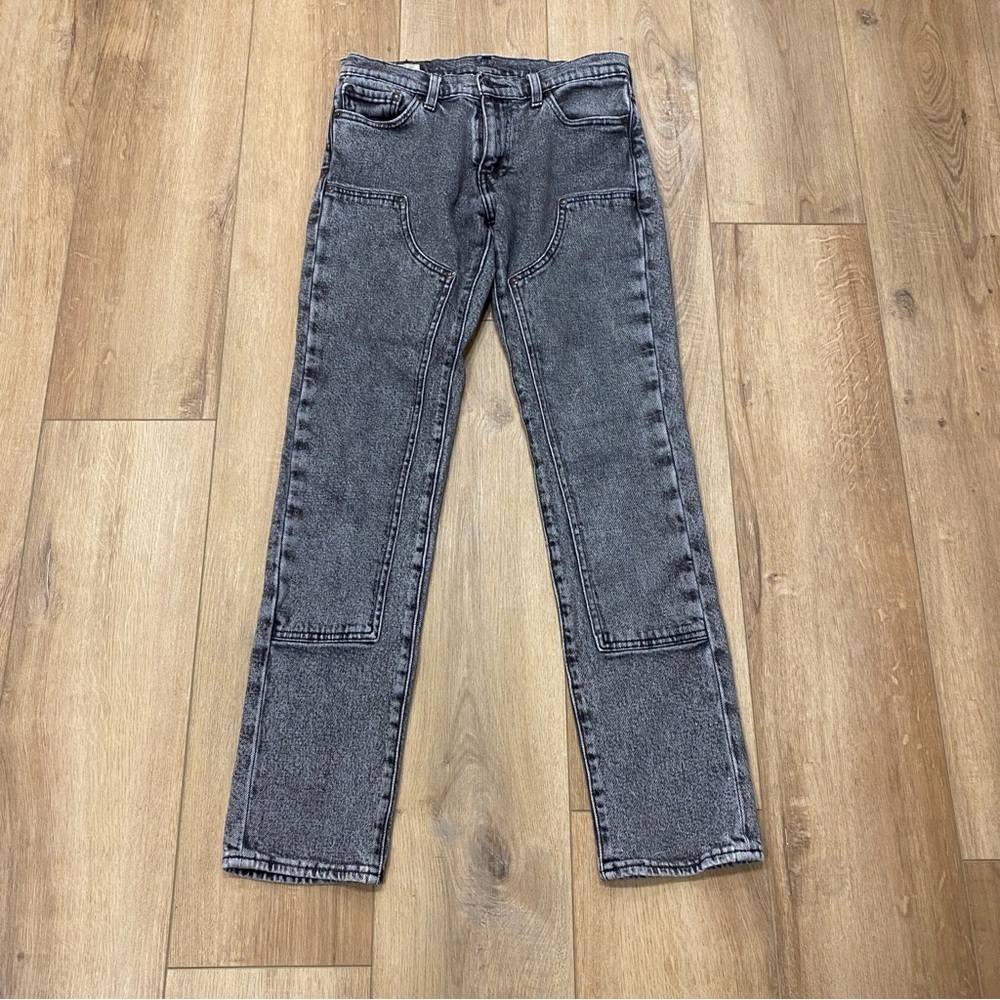 🌟LEVIS PREMIUM🌟 MENS UTILITY STRAIGHT LEG JEANS GRAY WASH SZ 29